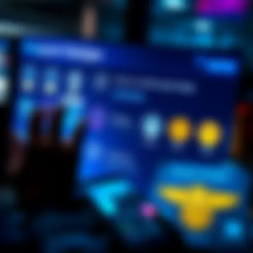 A person examining Passport Badges on a digital screen, highlighting purchase options and strategies for investment.