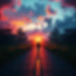 A person standing at a crossroads, choosing between two roads symbolizing different financial futures.