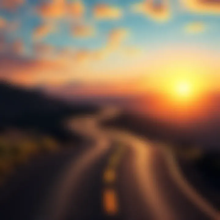 A winding road leading toward a bright horizon, symbolizing new opportunities and trends in 2026.