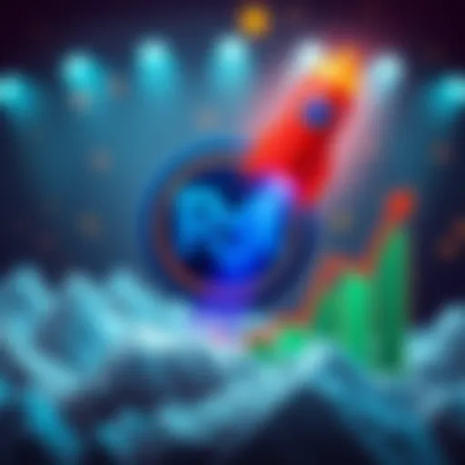 Graphic showing Patos Meme Coin logo with a rocket and rising graph indicating 108% ROI potential and urgency to invest