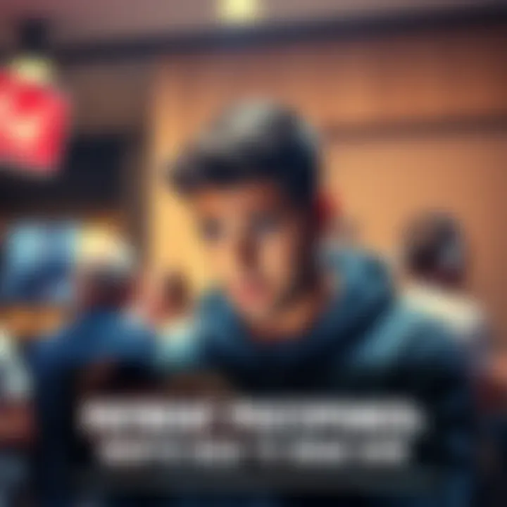 A person looking worried while checking their phone for payment updates