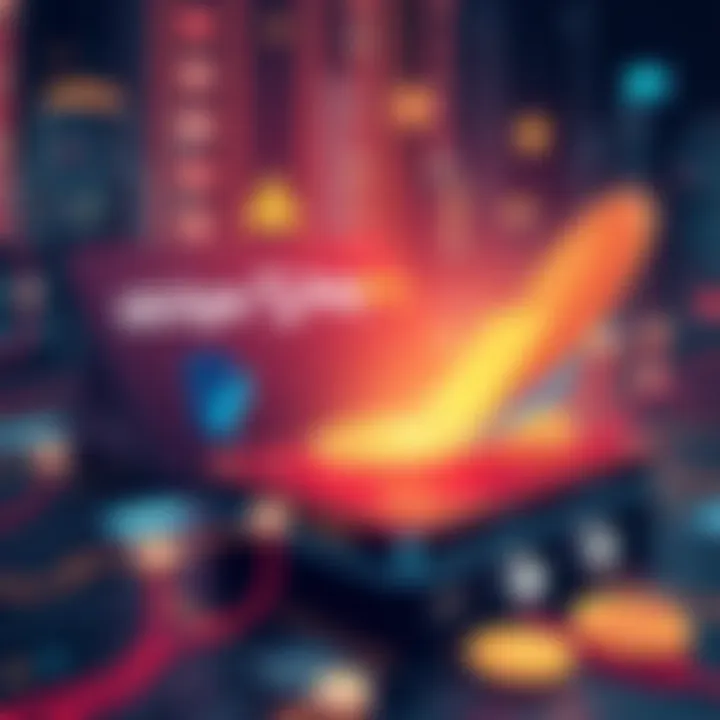 Illustration of digital payment platforms like Stripe and PayPal featuring stablecoins in transaction processes