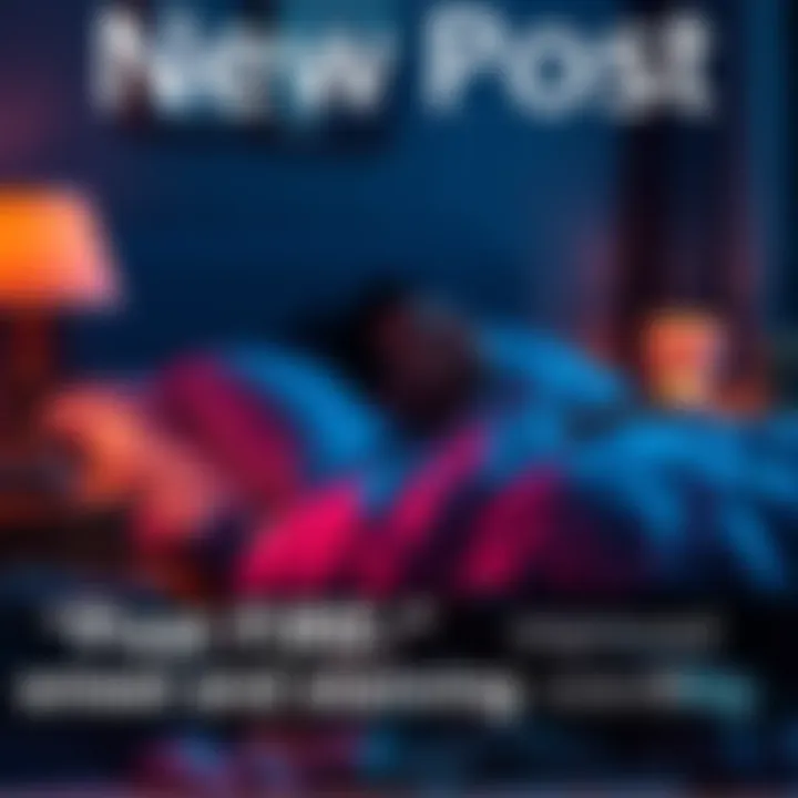 A person enjoying a deep sleep in a cozy bedroom with soft lighting and comfortable bedding