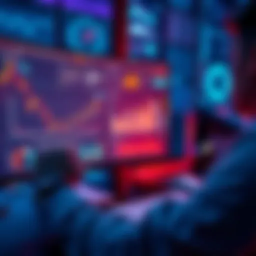 A person analyzing financial charts and data on a computer screen, focusing on Pearl investments in 2026.