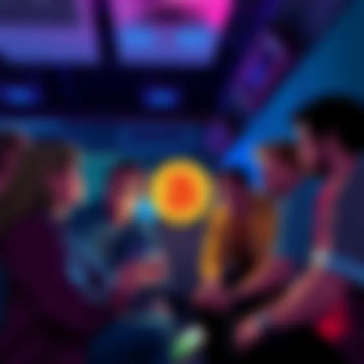 A group of individuals discussing their Bitcoin selling experiences and regrets in a casual setting