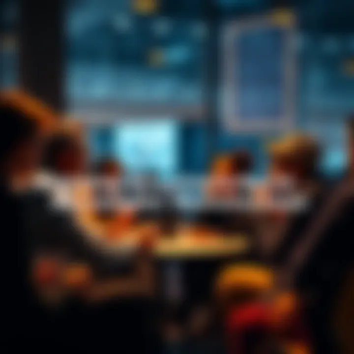 A group of people sitting together, actively discussing and sharing thoughts, with one person asking a question.
