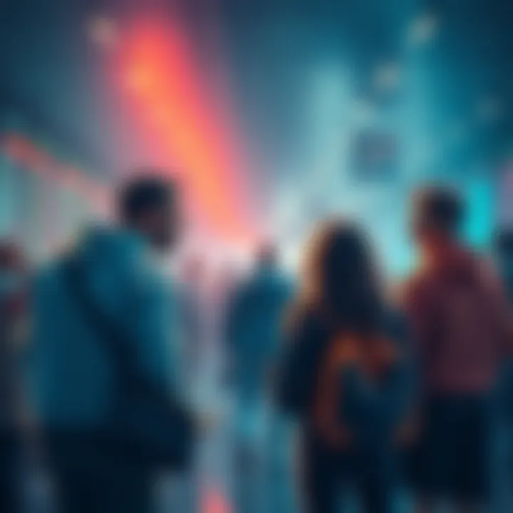 A group of people discussing strategies for participating in a prediction market on BitMart