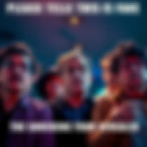 A group of people looking puzzled and debating the truth behind shocking claims.