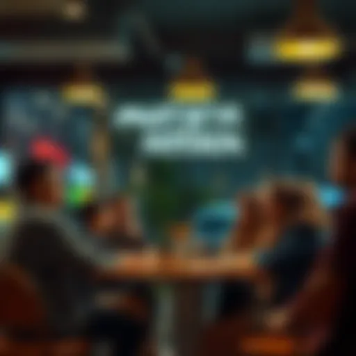 Group of people sharing thoughts about the Must've Seen Nothin phenomenon in a coffee shop