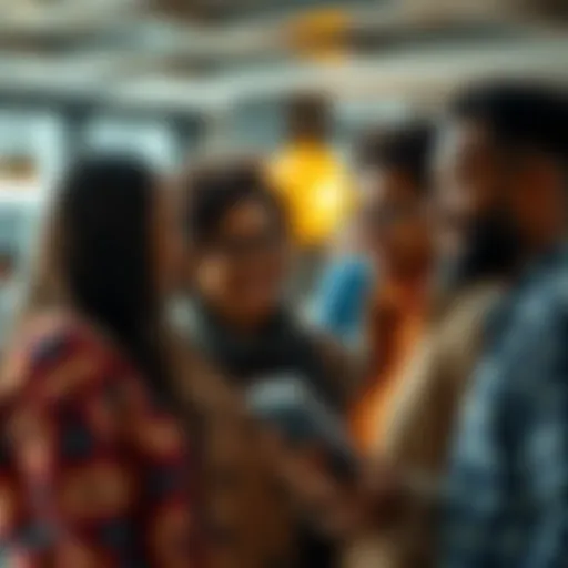 A group of diverse people sharing smiles and engaging in friendly conversation, reflecting the Kendu Attitude that fosters connection and understanding