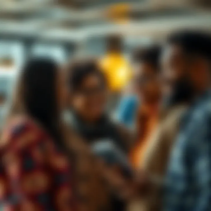 A group of diverse people sharing smiles and engaging in friendly conversation, reflecting the Kendu Attitude that fosters connection and understanding