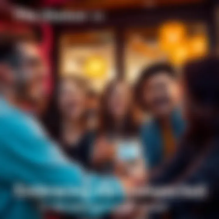 A group of friends sharing a joyful moment, laughing and enjoying each other's company in a casual setting.