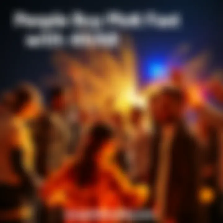 A group of people discussing and celebrating fast plot purchases using 400 AB