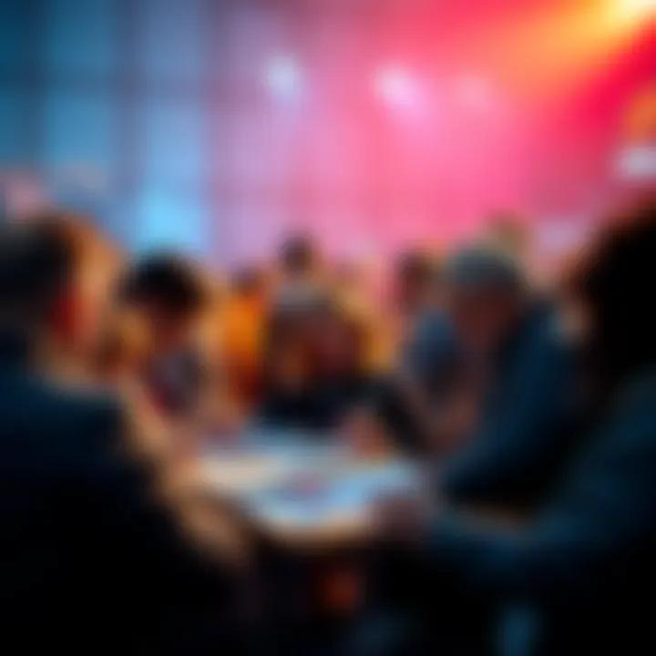 A group of people gathered, signing a petition to support a cause for change.