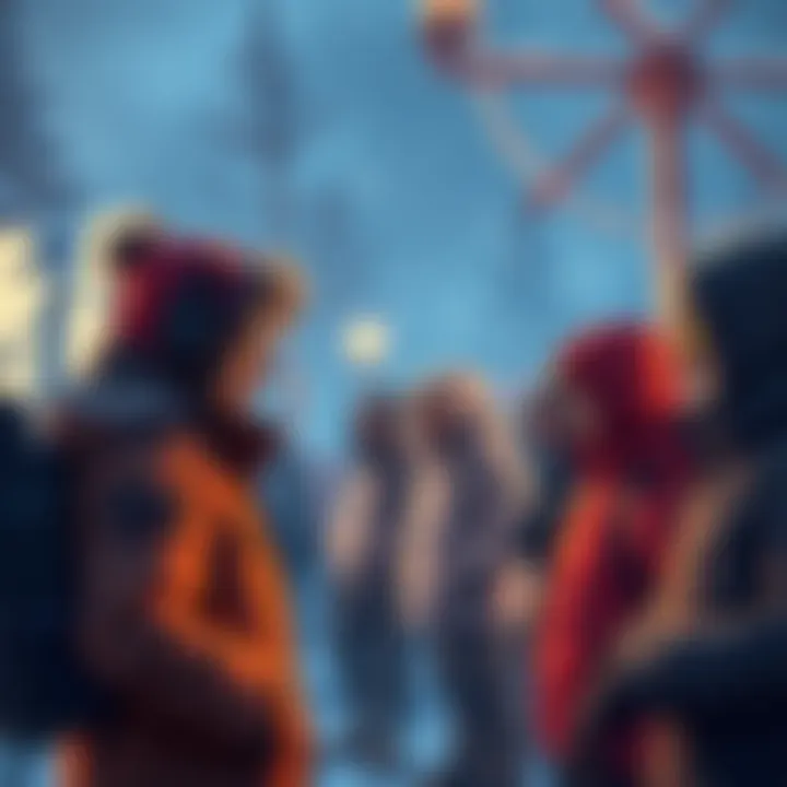 Group of people discussing issues opening winter packs on forums