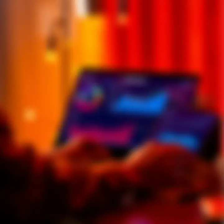 A person analyzing financial charts and graphs on a laptop to manage investments and holding assets.