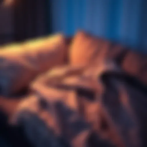A person resting comfortably on a couch with a blanket over them, enjoying a short nap during the day.