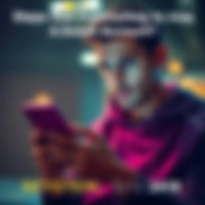 Individual checking a fitness app on their phone, appearing confused about missing activity data
