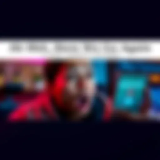 A person looking shocked while viewing a meme on their phone, representing the phrase 'Ah shit, here we go again'