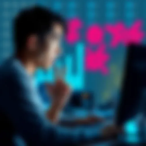 A person looking at their computer in disbelief, realizing they have lost all their cryptocurrency from the Exodus wallet.