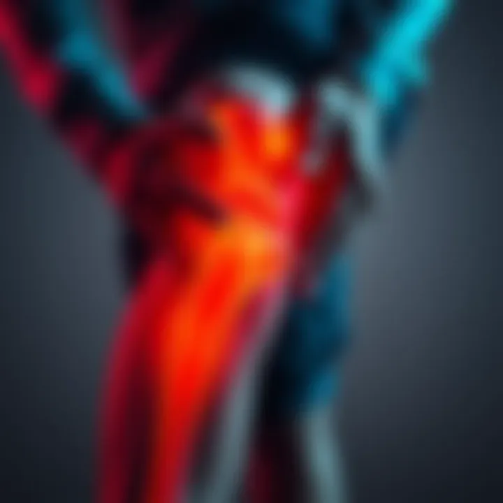 Individual holding their knee in discomfort, reflecting on joint pain after treatment