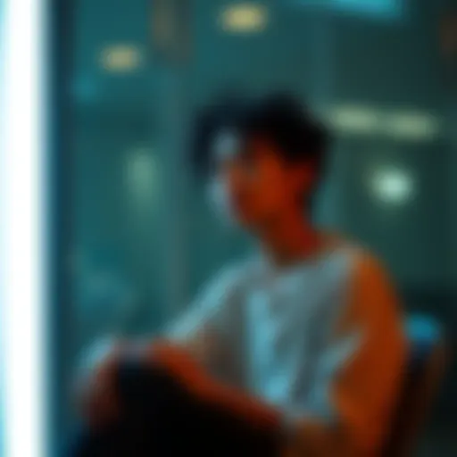 A person looking contemplative while sitting in silence, symbolizing the power of silence in communication