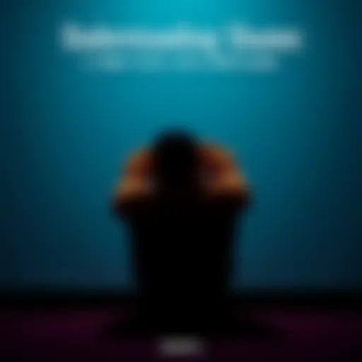 An individual sitting alone, head down, showing signs of shame and reflection.