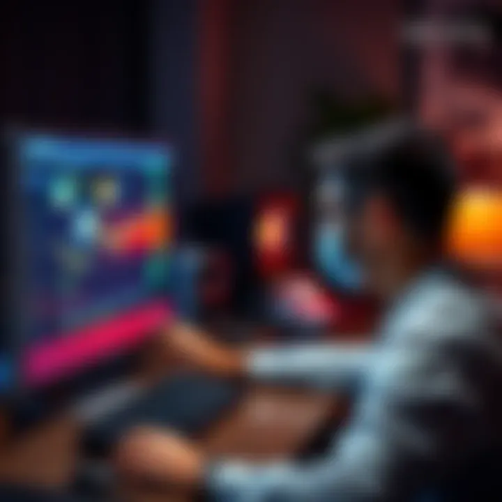 A person sits at a desk, staring at a computer screen displaying a digital wallet worth millions.