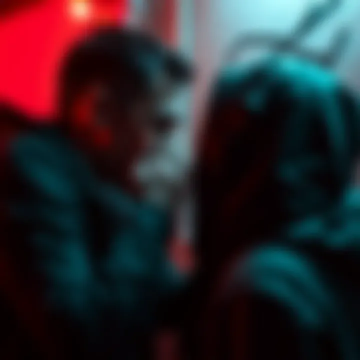 A person covering their mouth while whispering to another, hinting at a secret being shared.