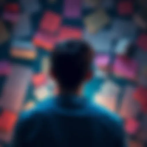 A person reflecting on their experiences and growth over the past year, surrounded by notes and reminders of important lessons.