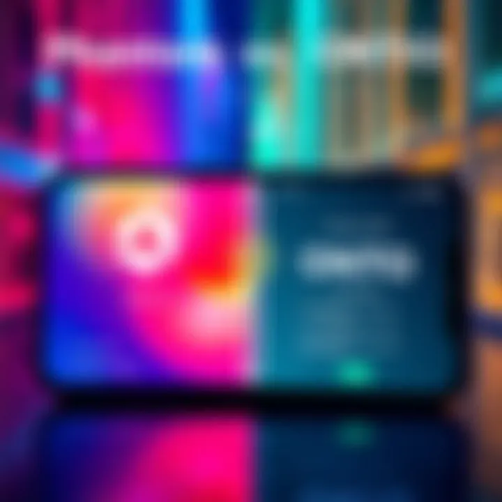 A split screen showing the interfaces of Phantom Wallet on one side and ONTO Wallet on the other, highlighting their features for data monetization and user experience.