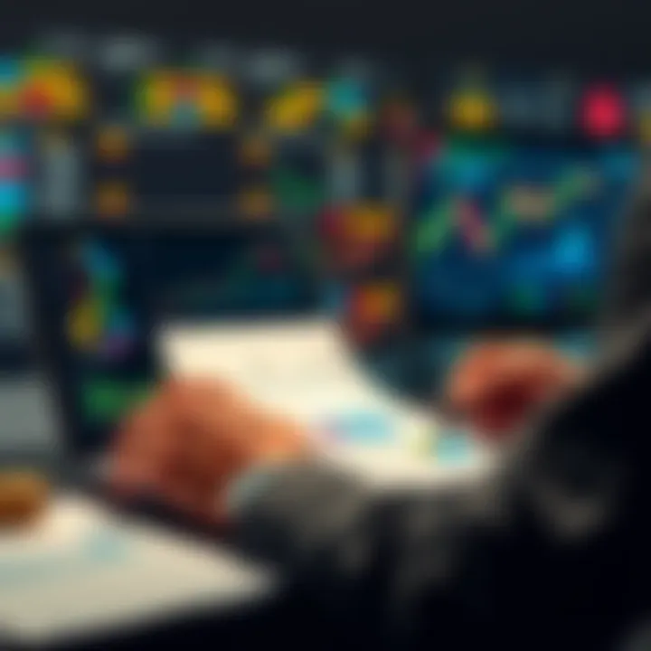 Phantom Wallet Tax Compliance Tips Person managing trading records on a Phantom wallet with charts and spreadsheets for tax compliance