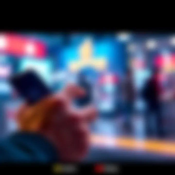 A player using a smartphone to verify their number for a game reward