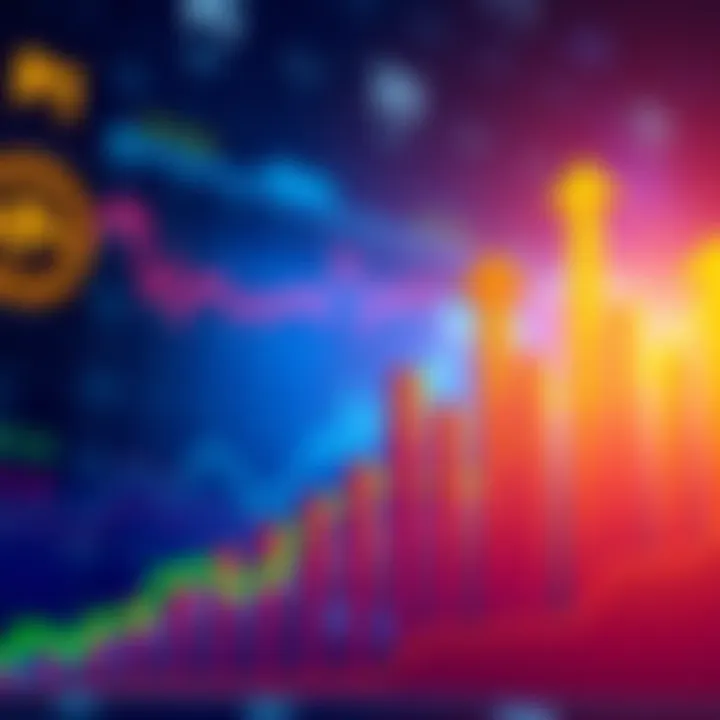 Graphic showing Pi cryptocurrency climbing 20 positions on a chart with upward trend indicators