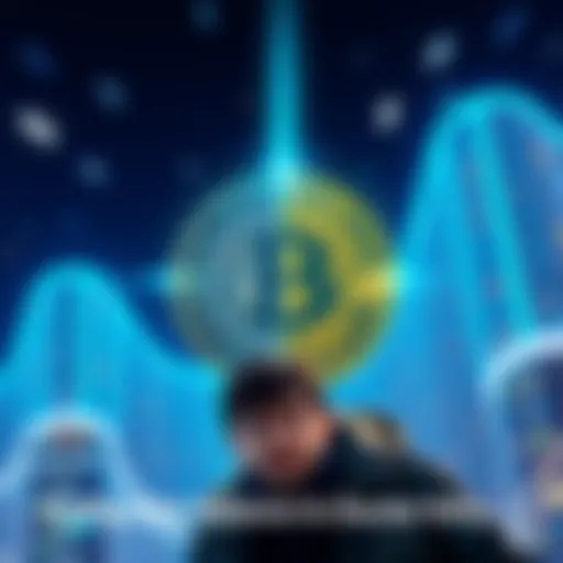 A visual representation of Pi cryptocurrency, showing a split between Transferable Balance and Unverified Balance, with a confused user looking on.