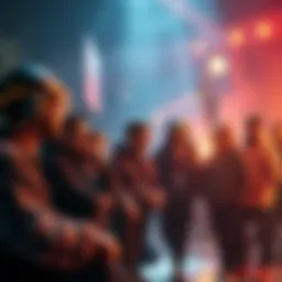 A group of project pioneers engaged in a serious discussion about managing hype and speculation in their projects