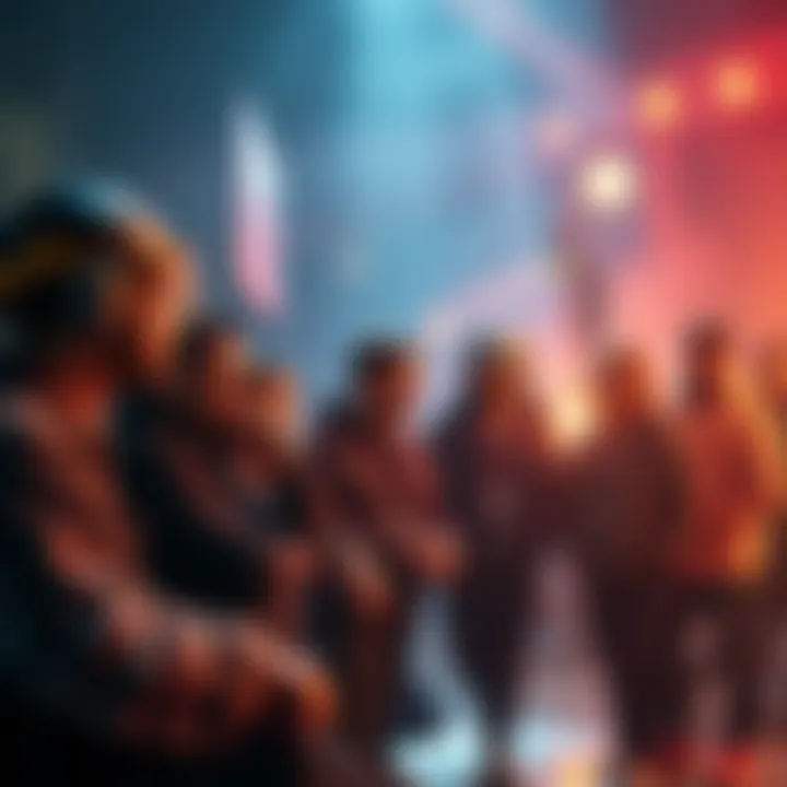 A group of project pioneers engaged in a serious discussion about managing hype and speculation in their projects