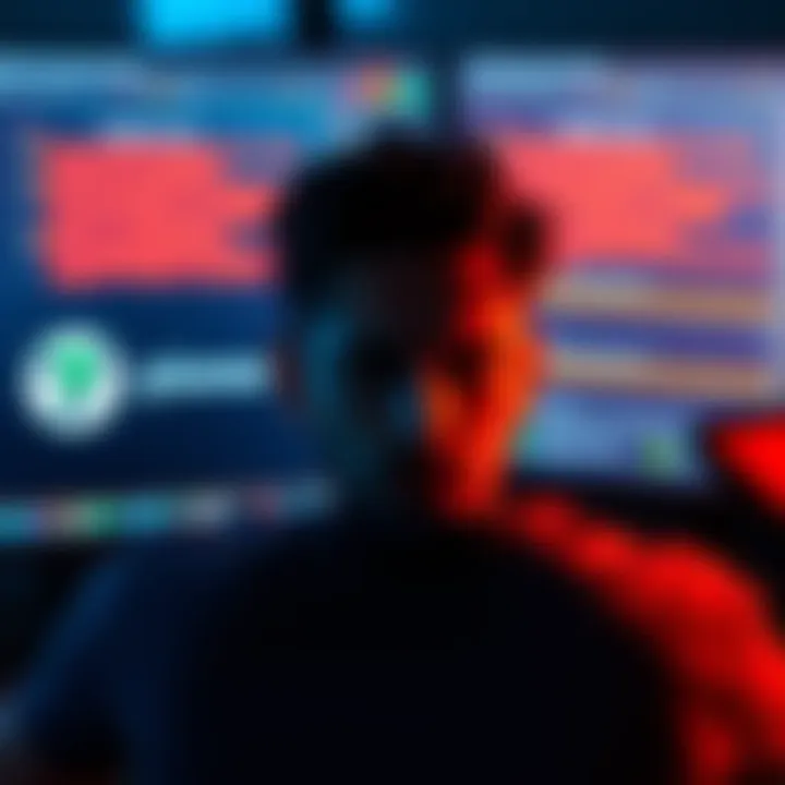 A person looking frustrated at a computer screen displaying errors related to cryptocurrency transfers, with the Pionex logo visible.