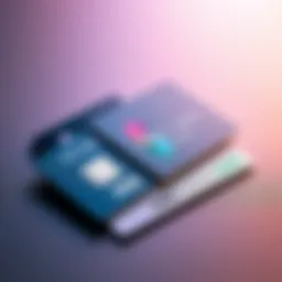 A standard plastic credit card placed next to a metal credit card, showing the difference between them.