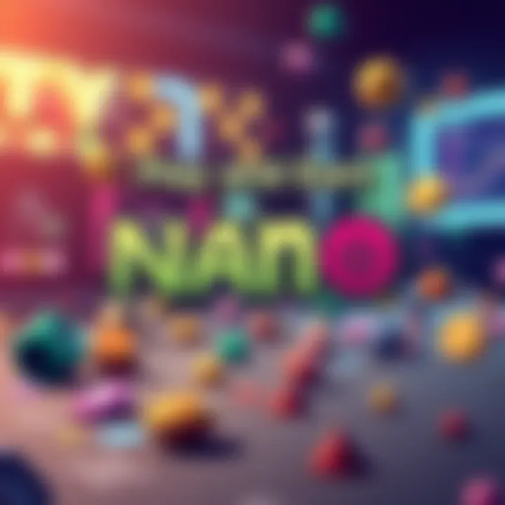 Logo of Play and Earn Nano showcasing fun and gaming elements