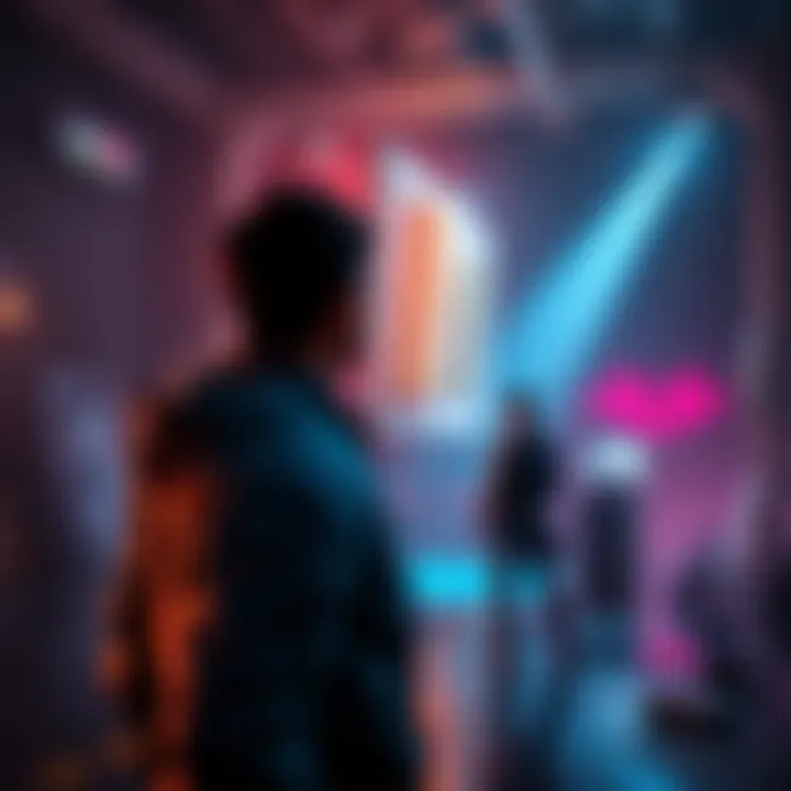 Player looking at completed challenge ladder A player standing in front of a challenge ladder, feeling uncertain and contemplating next steps after finishing early.