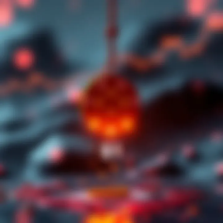 A graphic showing a Polkadot token falling below $1, representing a market decline.