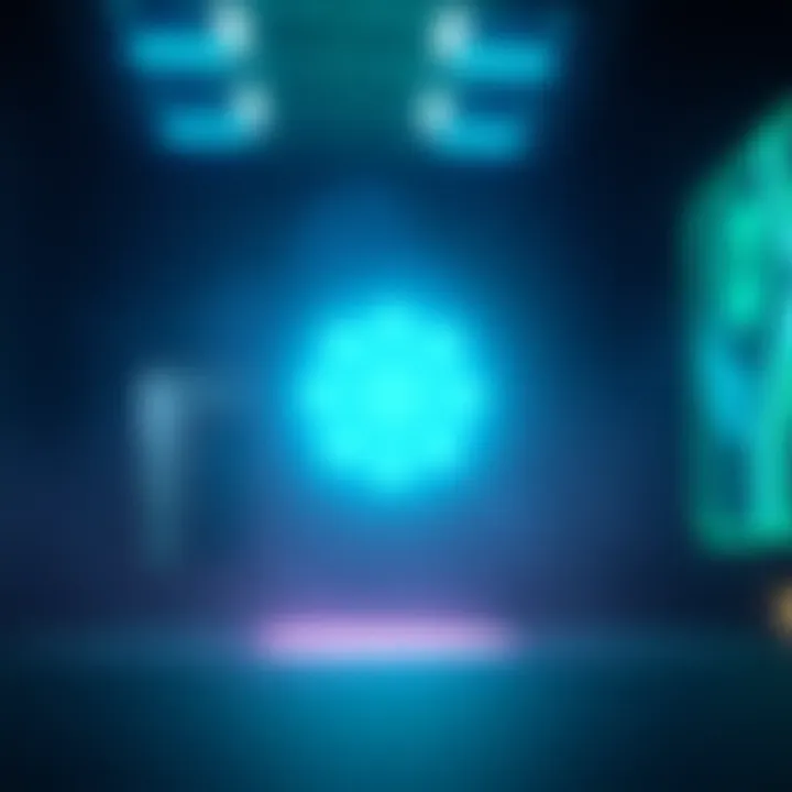 Polkadot logo in a dim light, symbolizing its declining visibility in the crypto space