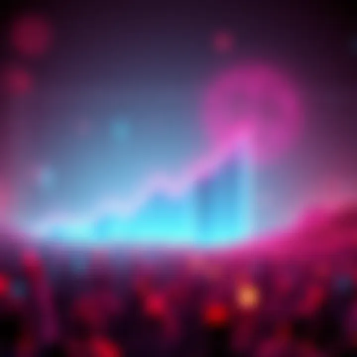 A graph showing a significant increase in active users for Polygon, reflecting a rise to 3 million amidst falling prices.