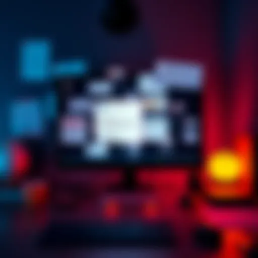 A computer screen displaying multiple pop-up notifications that are cluttering the view