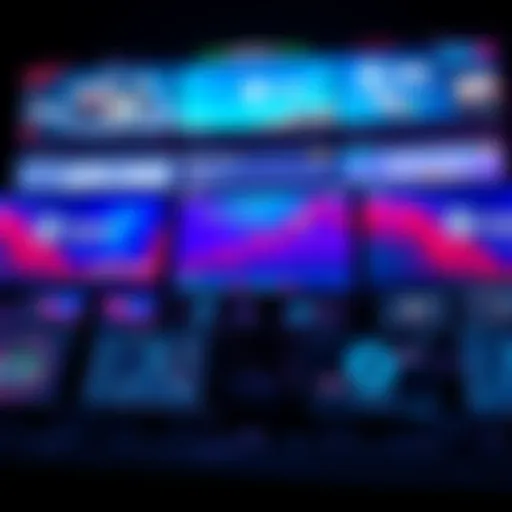 A range of top swap aggregator platforms displayed on screens, showing user-friendly interfaces with vibrant graphics, highlighting current trends in 2026.