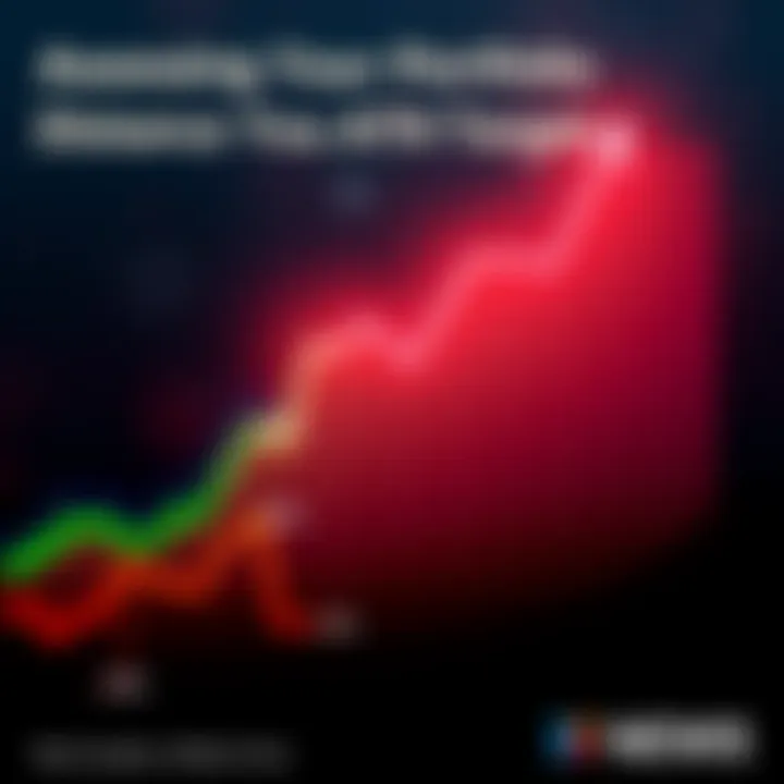 A line graph showing an upward trend in investment portfolio values, indicating distance from all-time high targets, with various data points marked along the line.