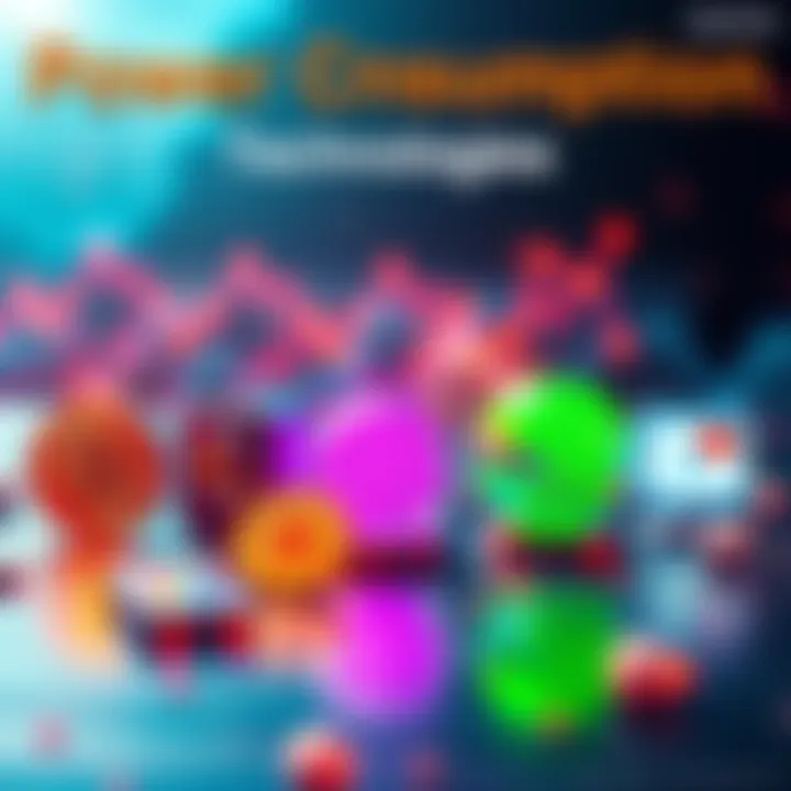 Various icons representing Bitcoin, streaming, AI, and social media, showing their energy use