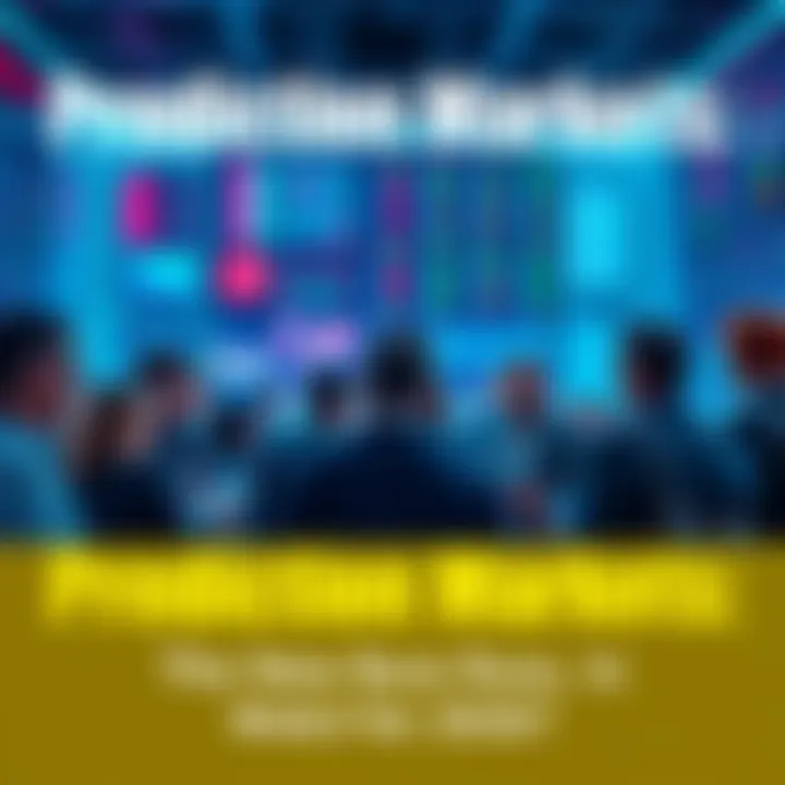 A group of people analyzing data and discussing trades on real-world events in a modern financial setting