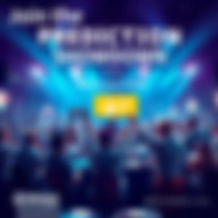 Participants engaging in the Prediction Showdown for a chance to win prizes